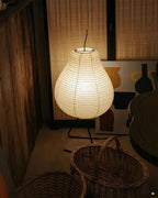 Pear Rice Paper Floor Lamp