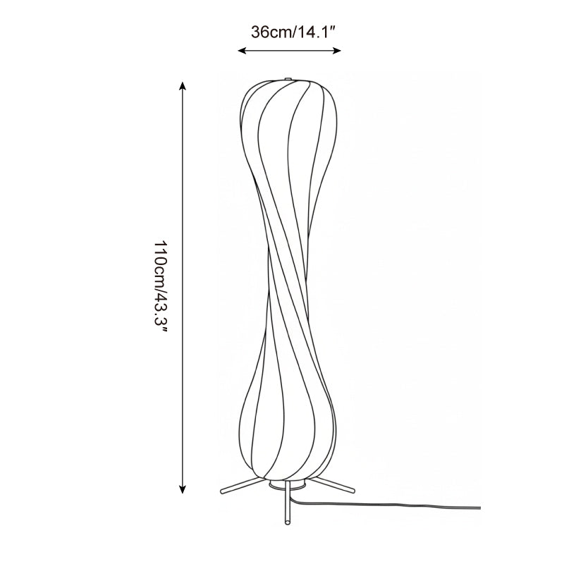 Pepperpod Column Floor Lamp