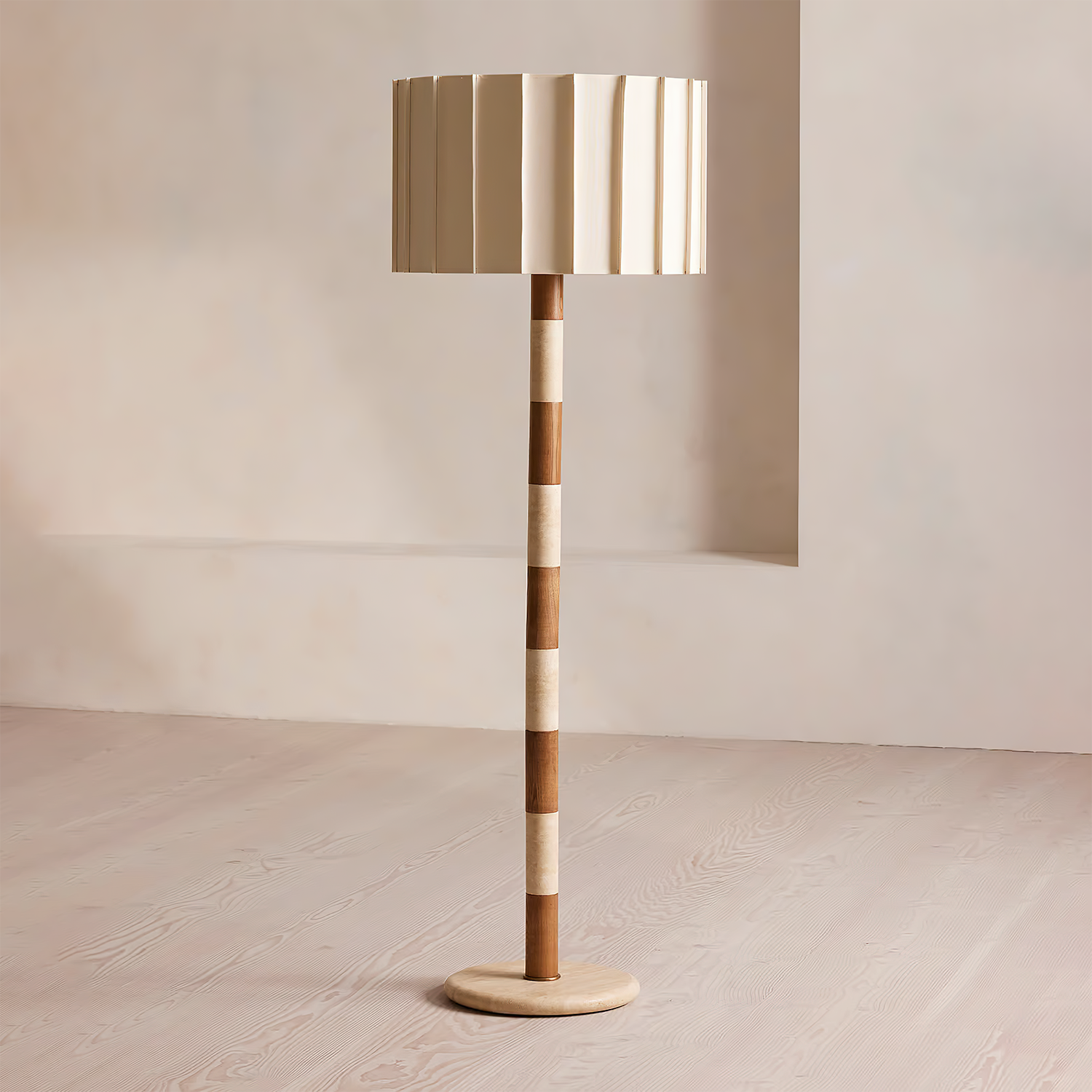 Pleated Grove Floor Lamp