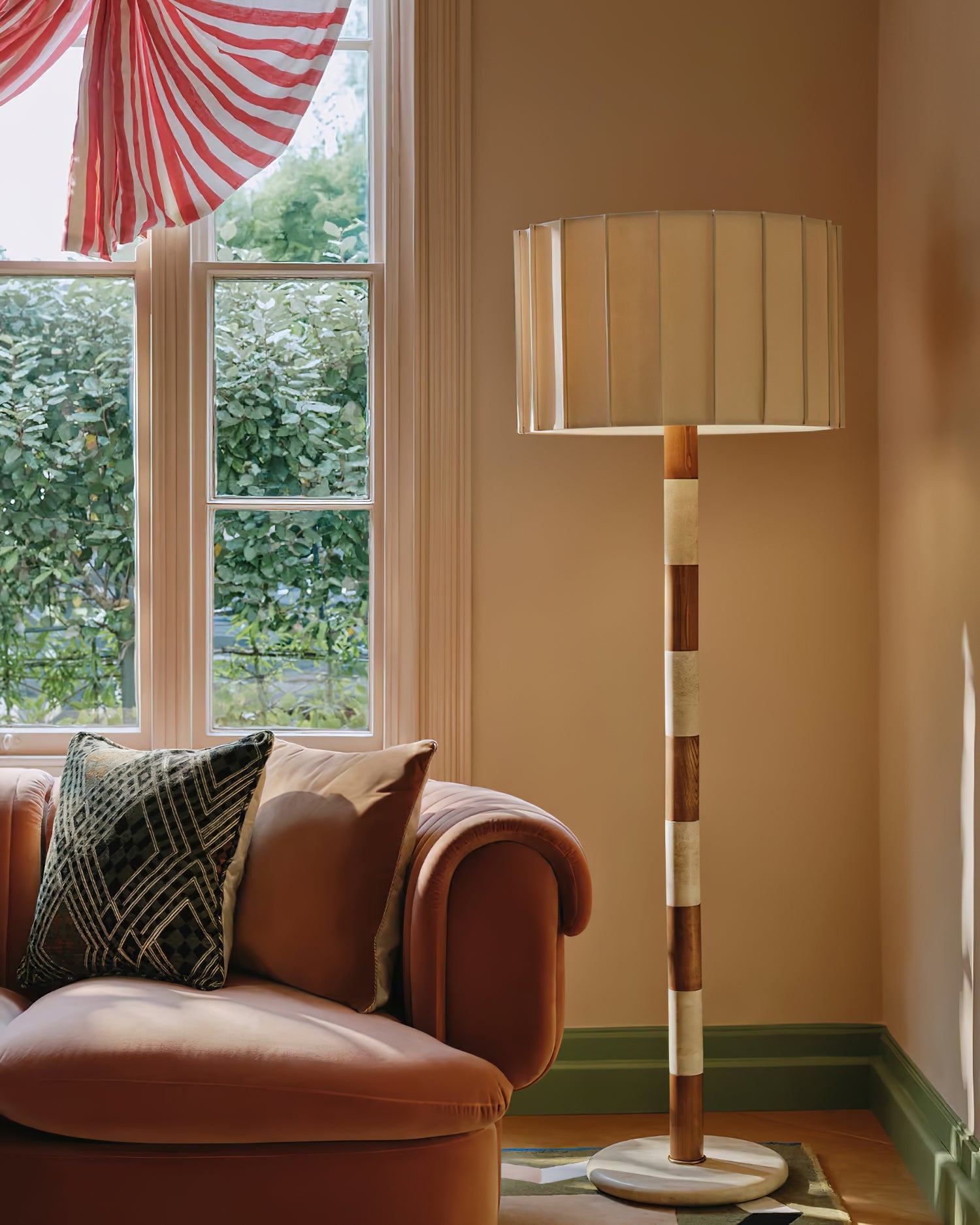 Pleated Grove Floor Lamp