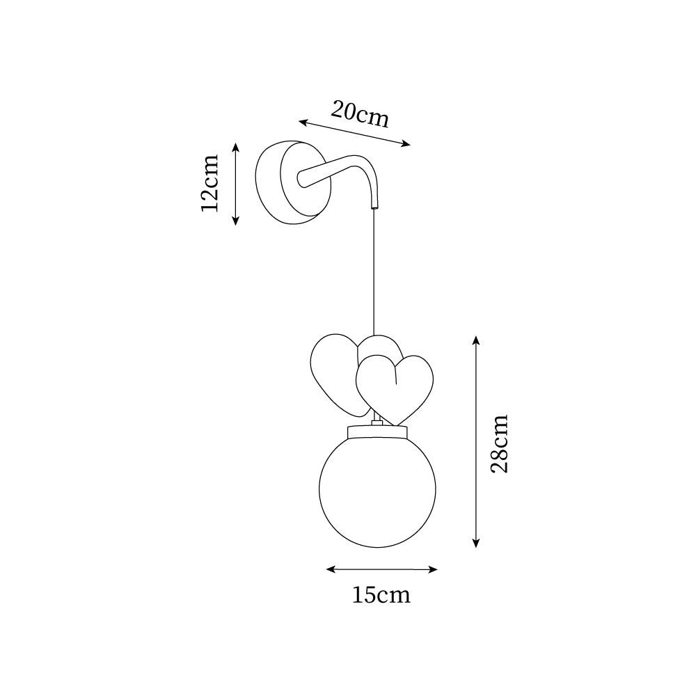 Pokoch Love Wall Lamp