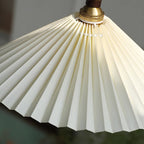 Prairie Pleated Plug In Pendant Lamp
