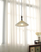 Prairie Pleated Plug In Pendant Lamp