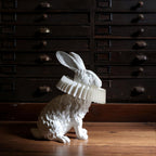 Rabbit White Resin Table Lamp