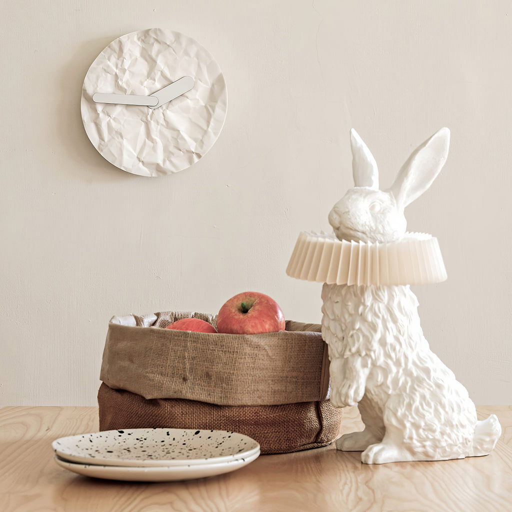 Rabbit White Resin Table Lamp