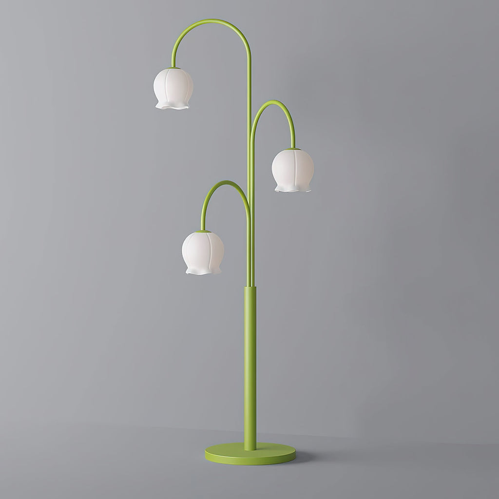 Green Jenavive Floor Lamp
