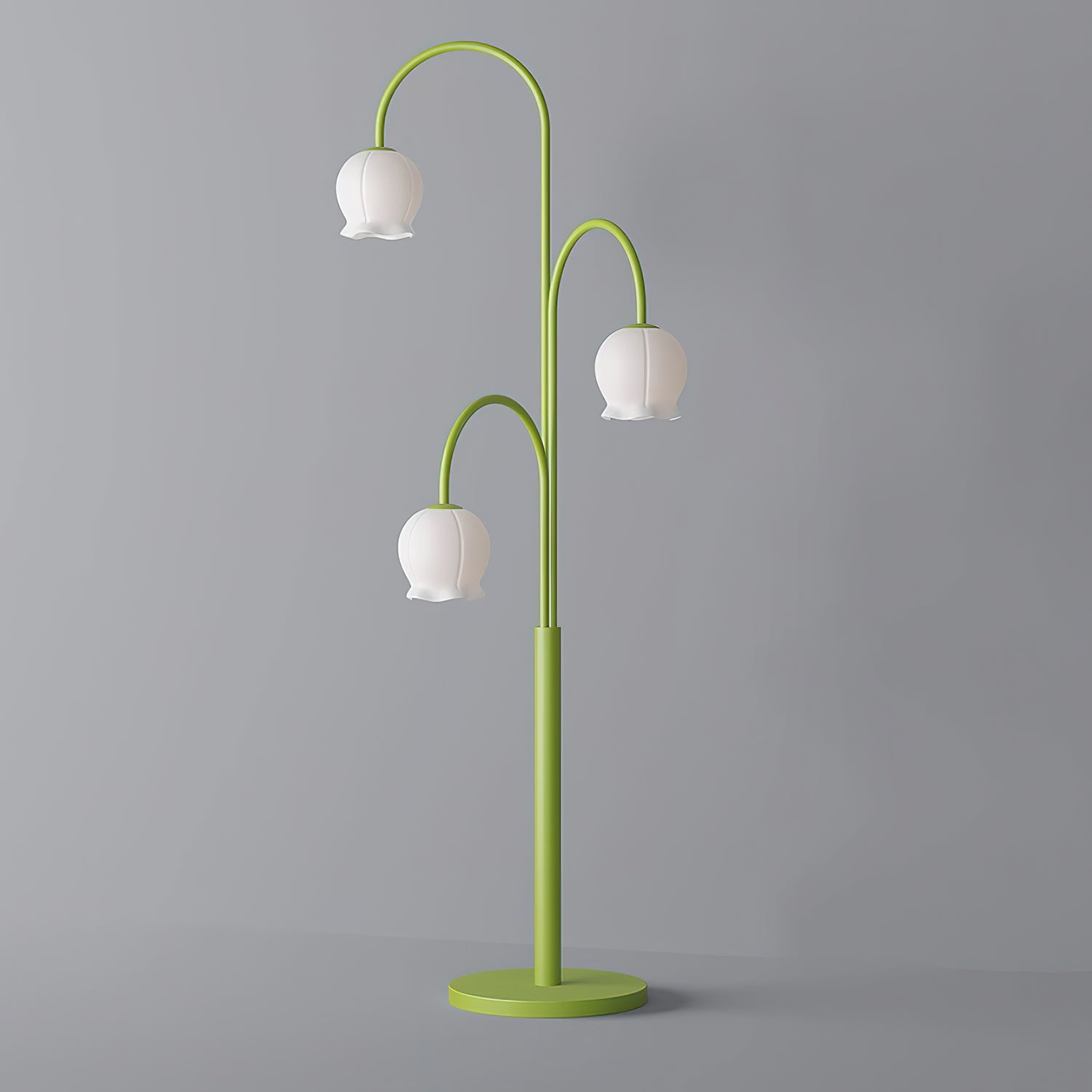 Green Jenavive Floor Lamp