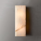 Rectangular Alabaster Wall Sconce