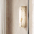 Rectangular Alabaster Wall Sconce