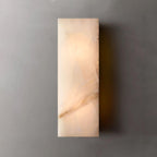 Rectangular Alabaster Wall Sconce