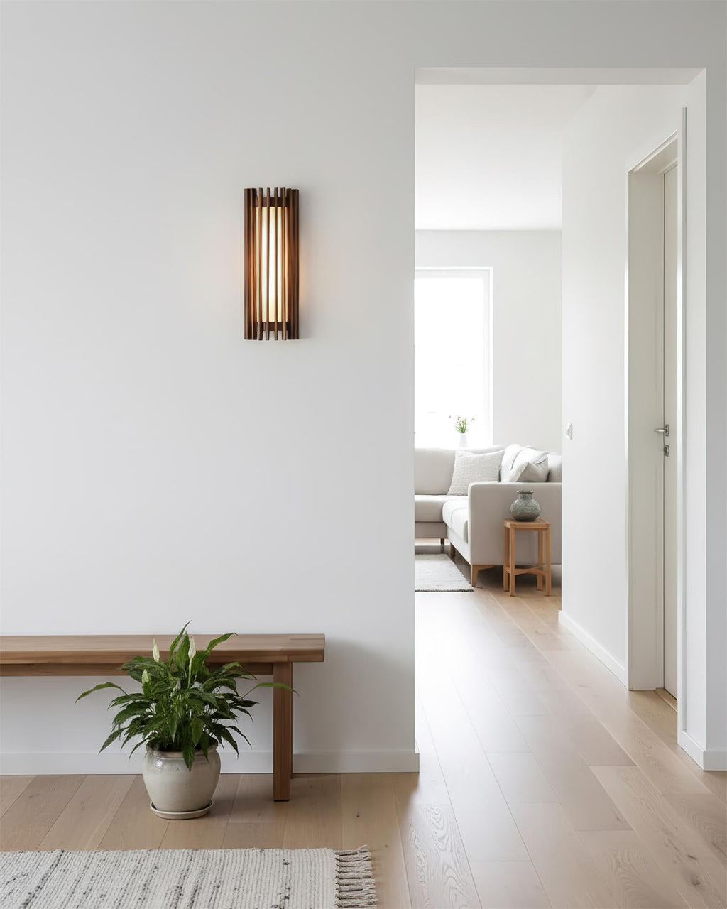 Regina Walnut Wall Lamp