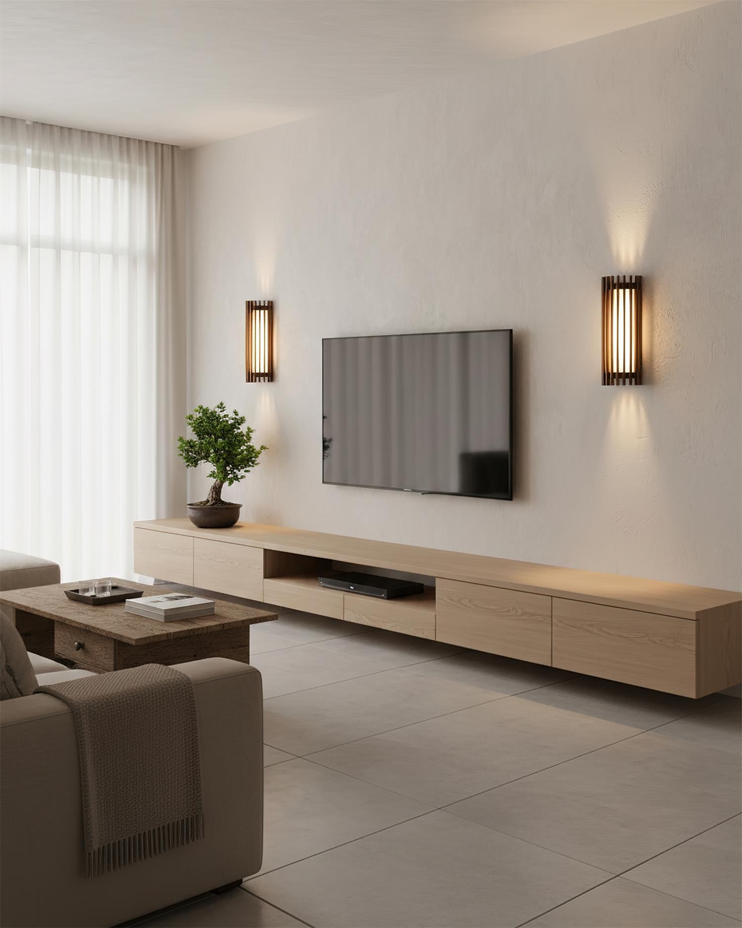 Regina Walnut Wall Lamp