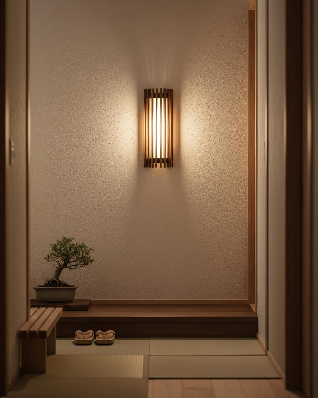 Regina Walnut Wall Lamp