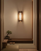 Regina Walnut Wall Lamp