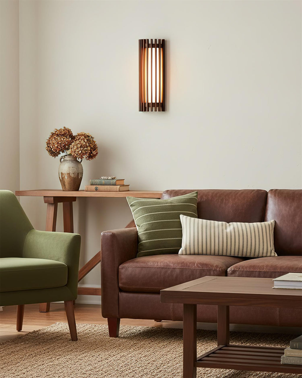 Regina Walnut Wall Lamp