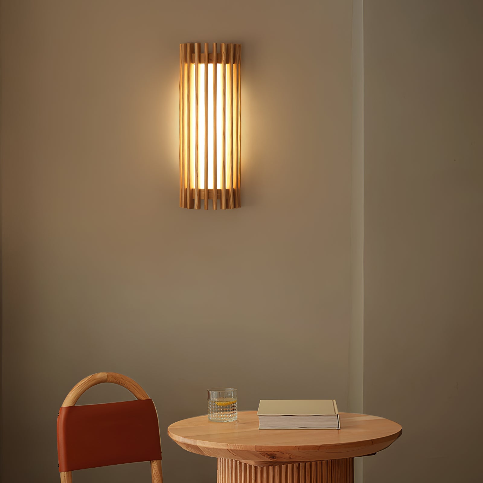 Regina Walnut Wall Lamp