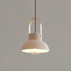 Ribbed Ceramic Pendant Lamp