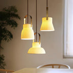 Ribbed Ceramic Pendant Lamp