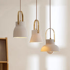 Ribbed Ceramic Pendant Lamp