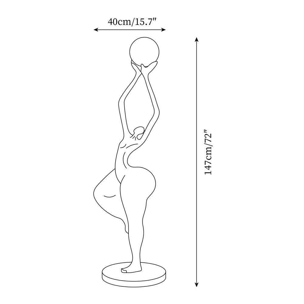 Rina Sculpture Floor Lamp