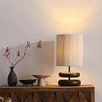 Wooden Modern Bedroom Table Lamp