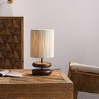 Wooden Modern Bedroom Table Lamp