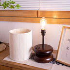 Wooden Modern Bedroom Table Lamp