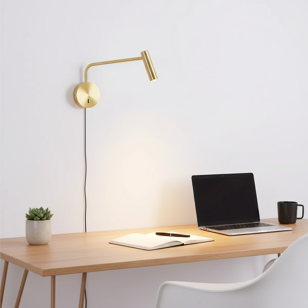 Rizo Reading Plug In Wall Lamp