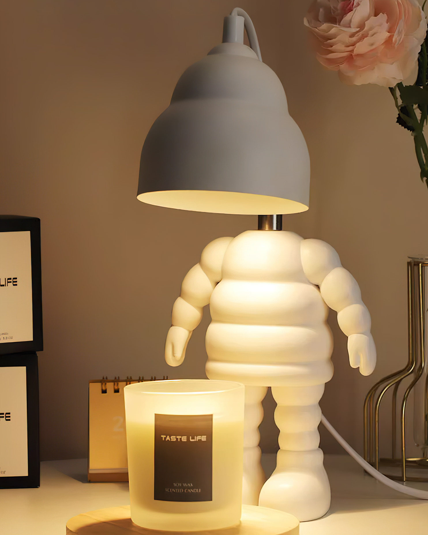 Robot Wax Candle Warmer Lamp