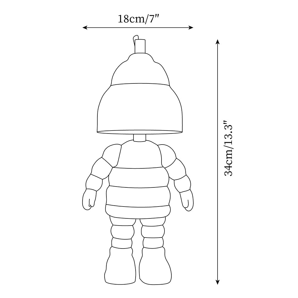 Robot Wax Candle Warmer Lamp