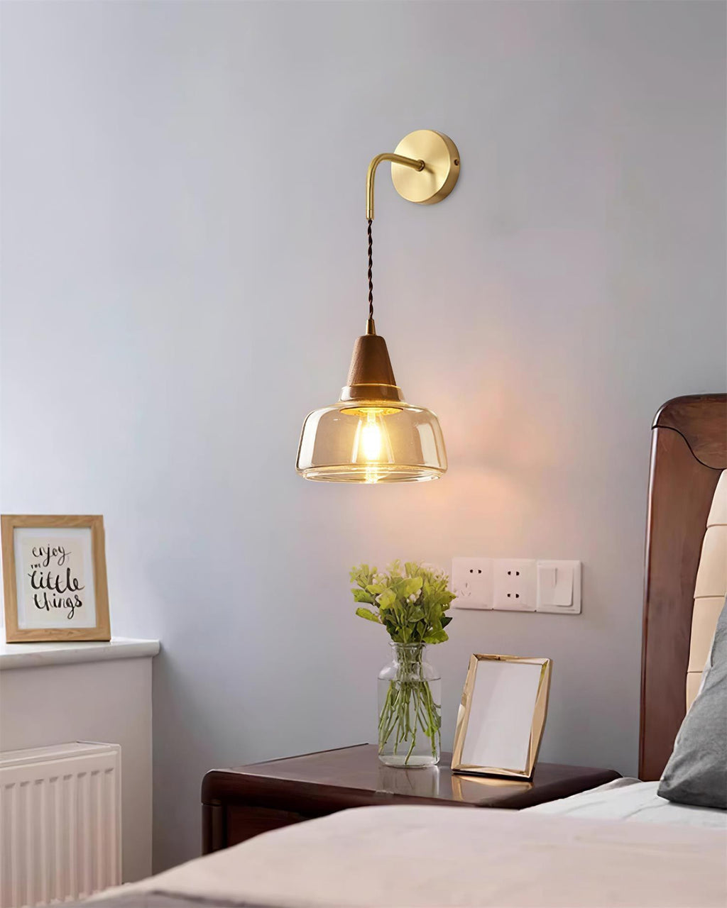 Rockford Plug In Wall Lamp