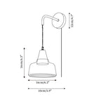 Rockford Plug In Wall Lamp