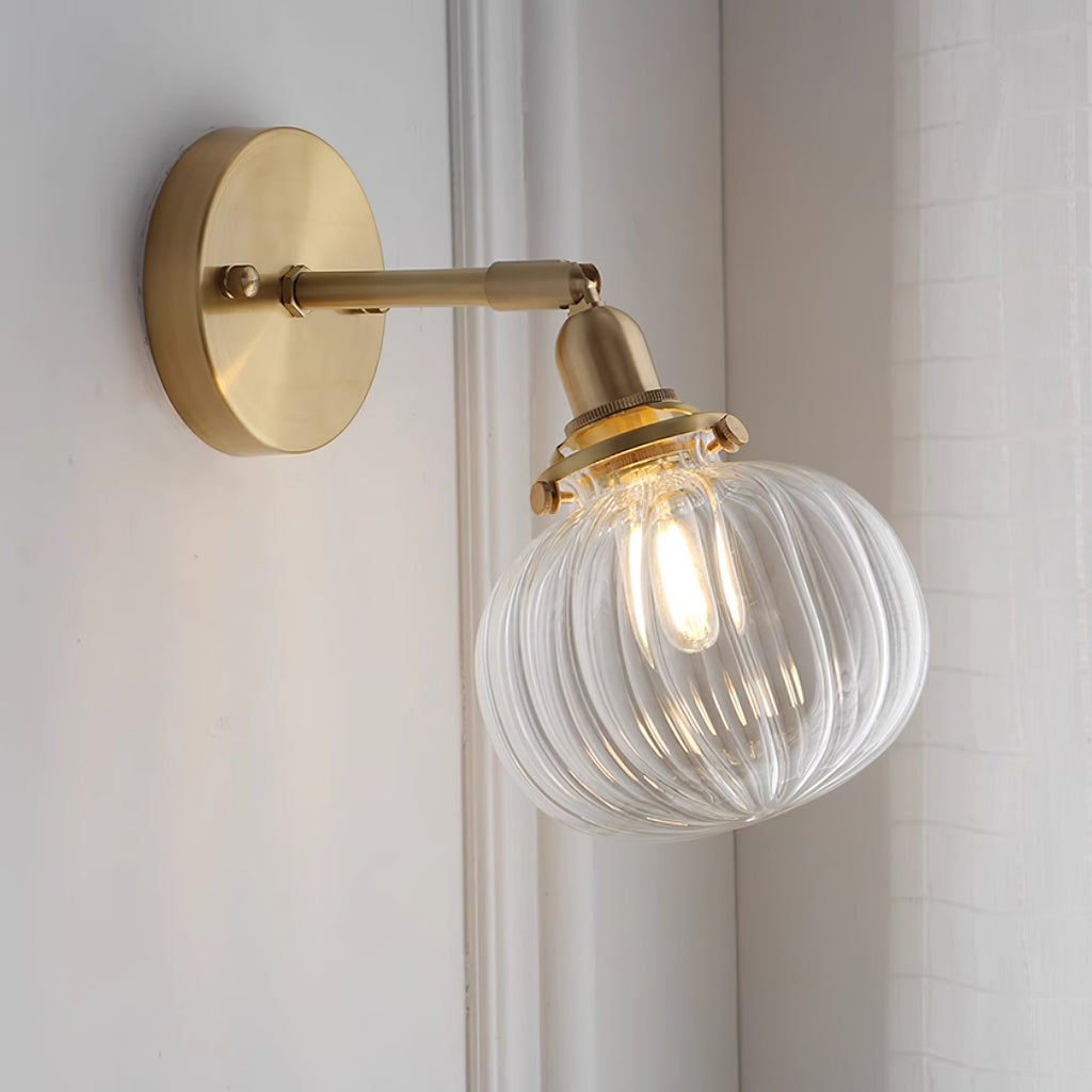 Rodo Glass Plug In Wall Lamp