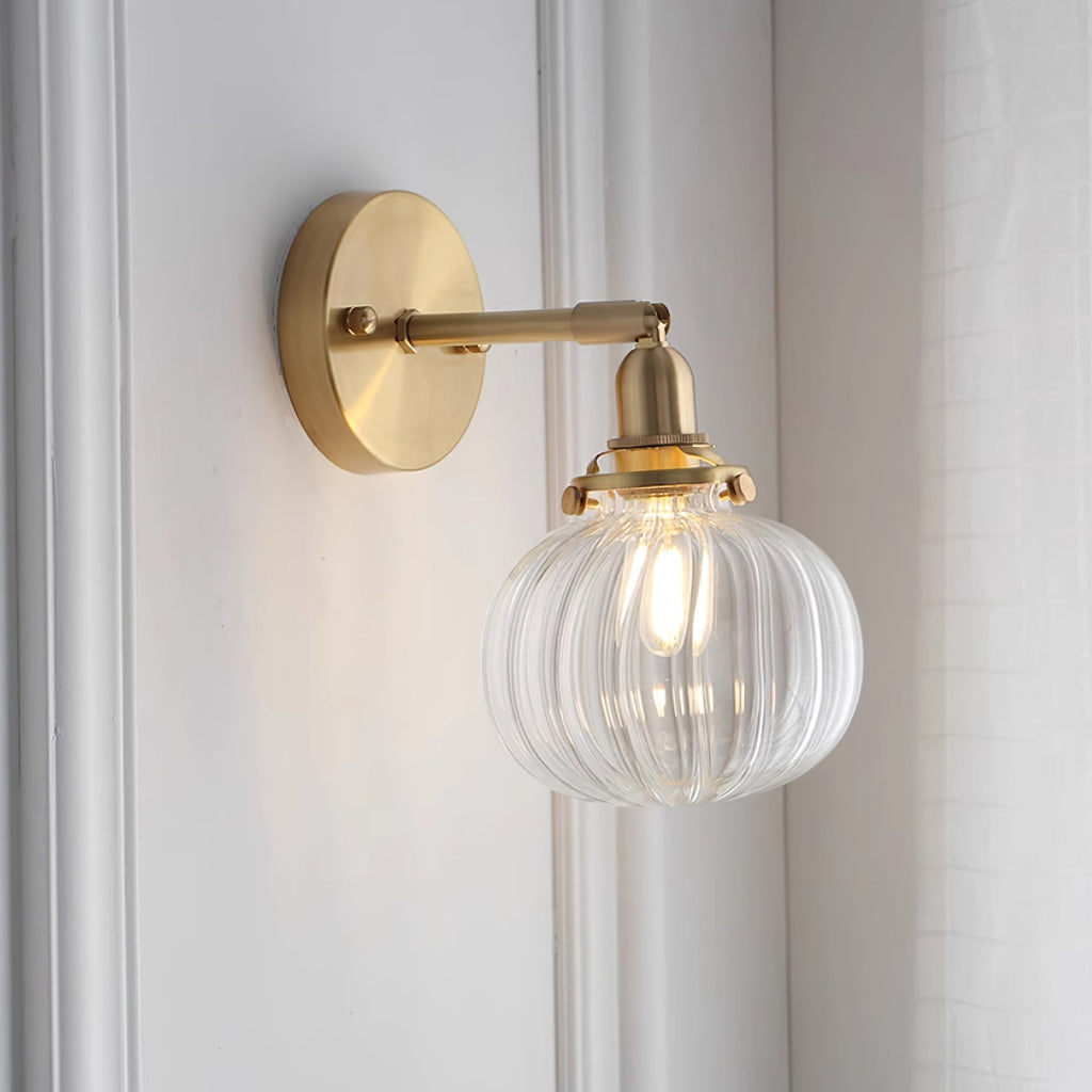 Rodo Glass Plug In Wall Lamp