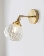 Rodo Glass Plug In Wall Lamp