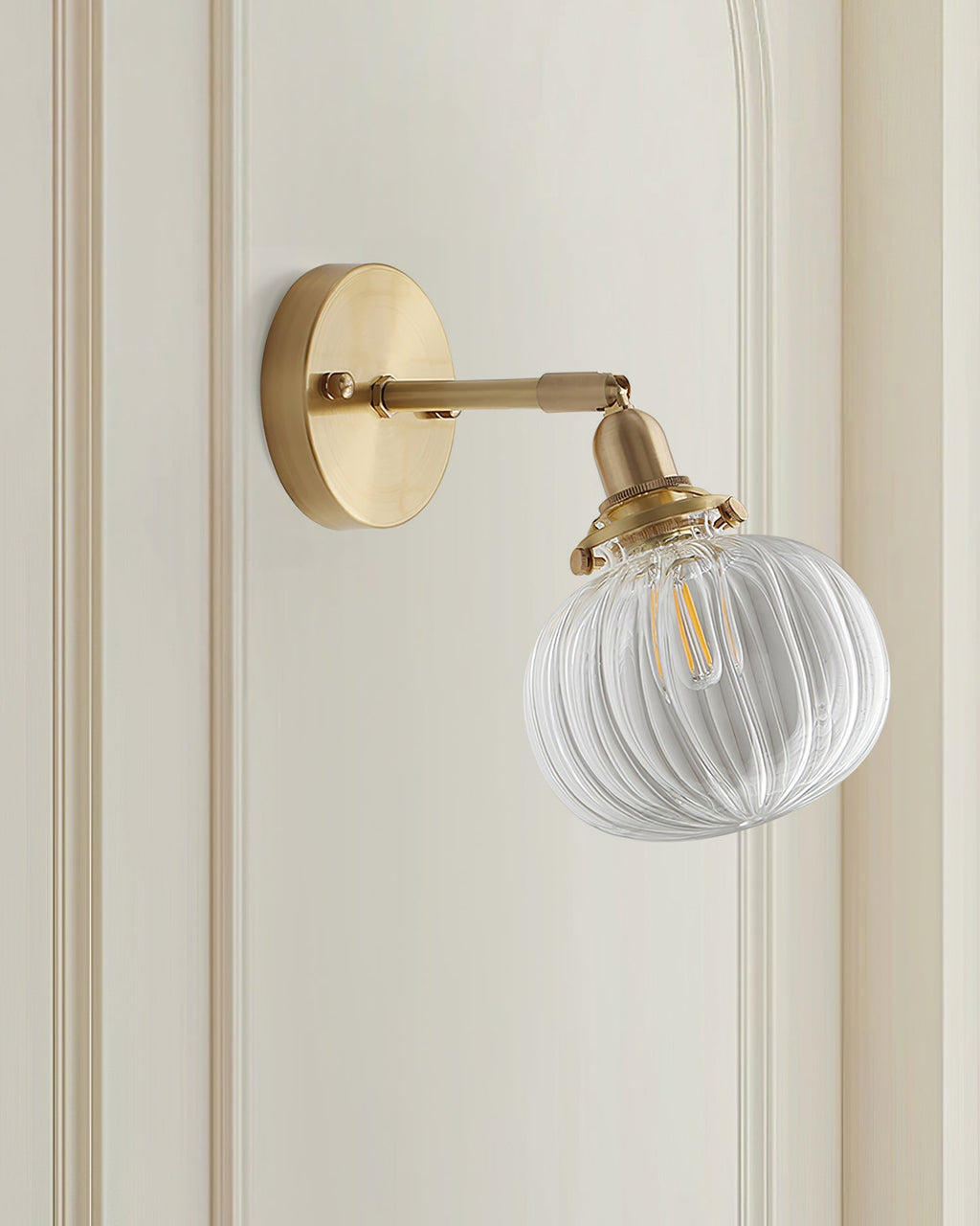 Rodo Glass Plug In Wall Lamp