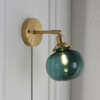 Rodo Glass Plug In Wall Lamp