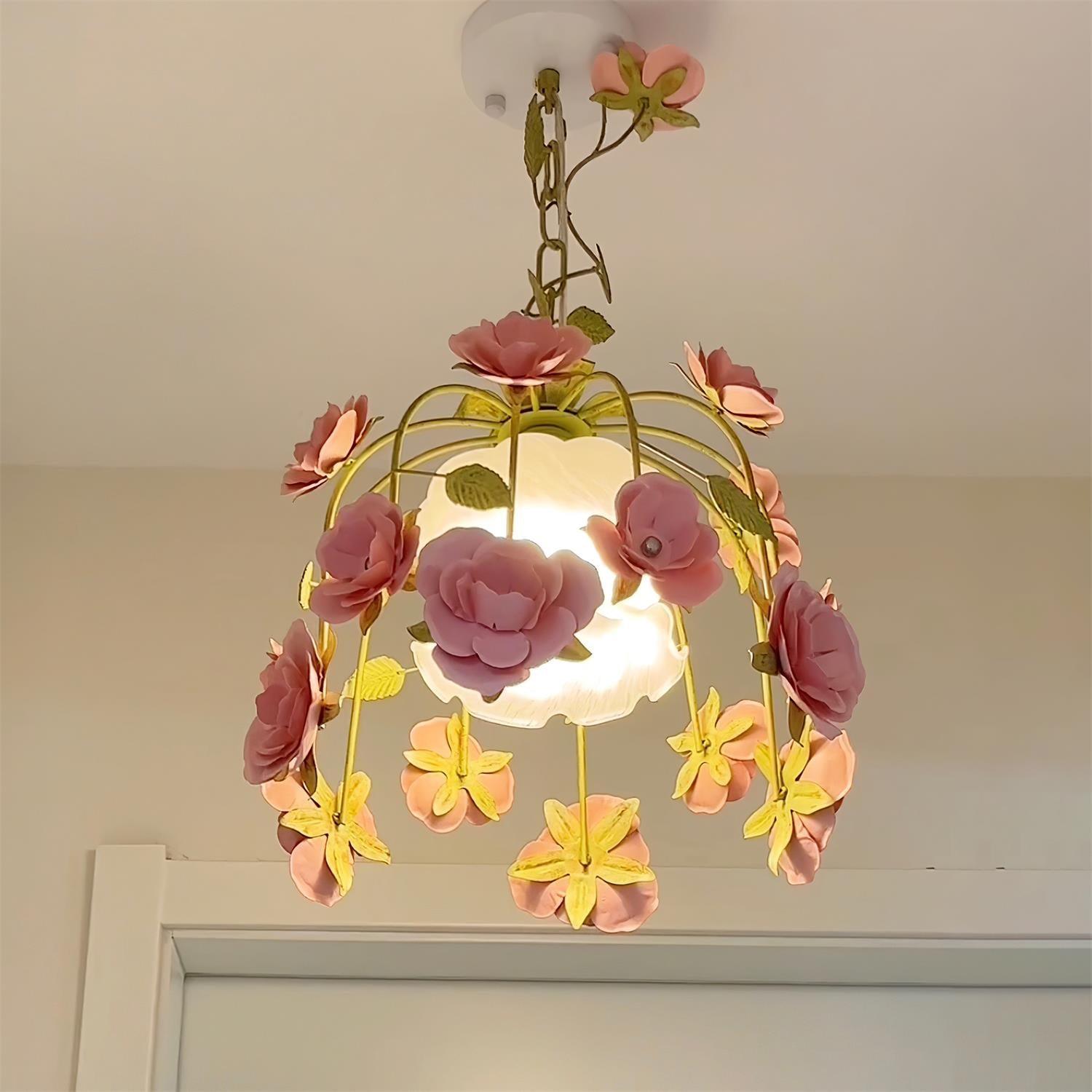 Romantische Flowers Pendant Lamp