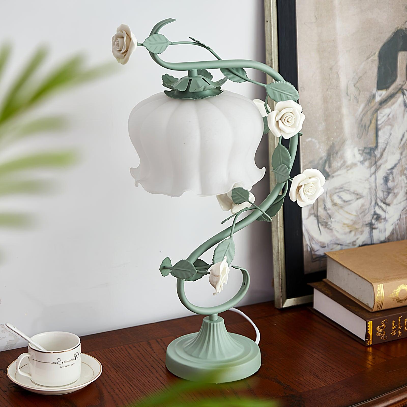Ron Rose Flower Table Lamp