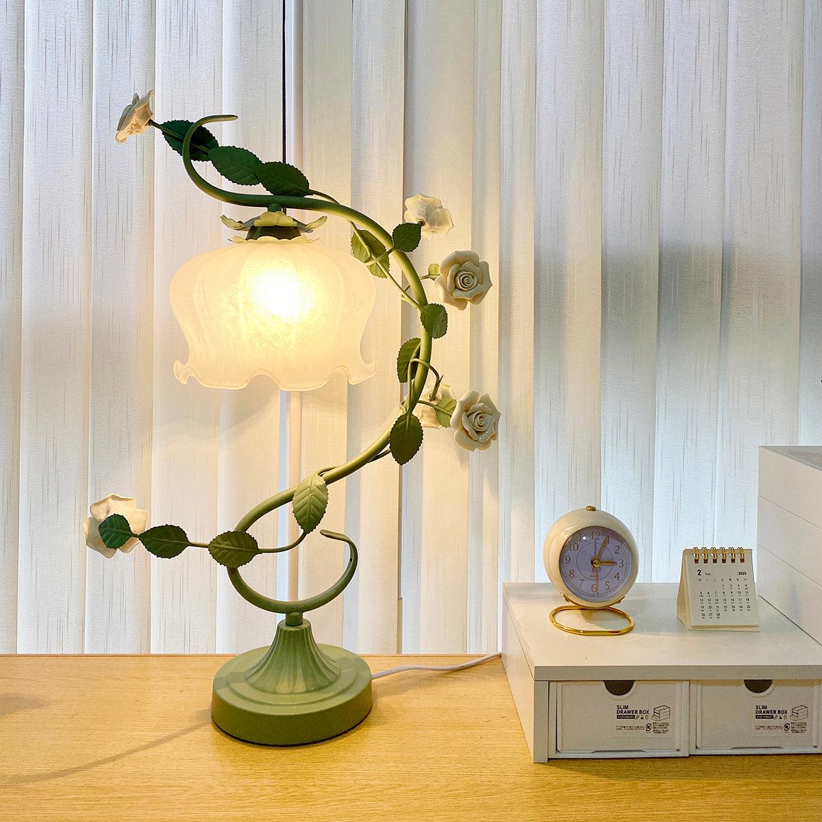Ron Rose Flower Table Lamp