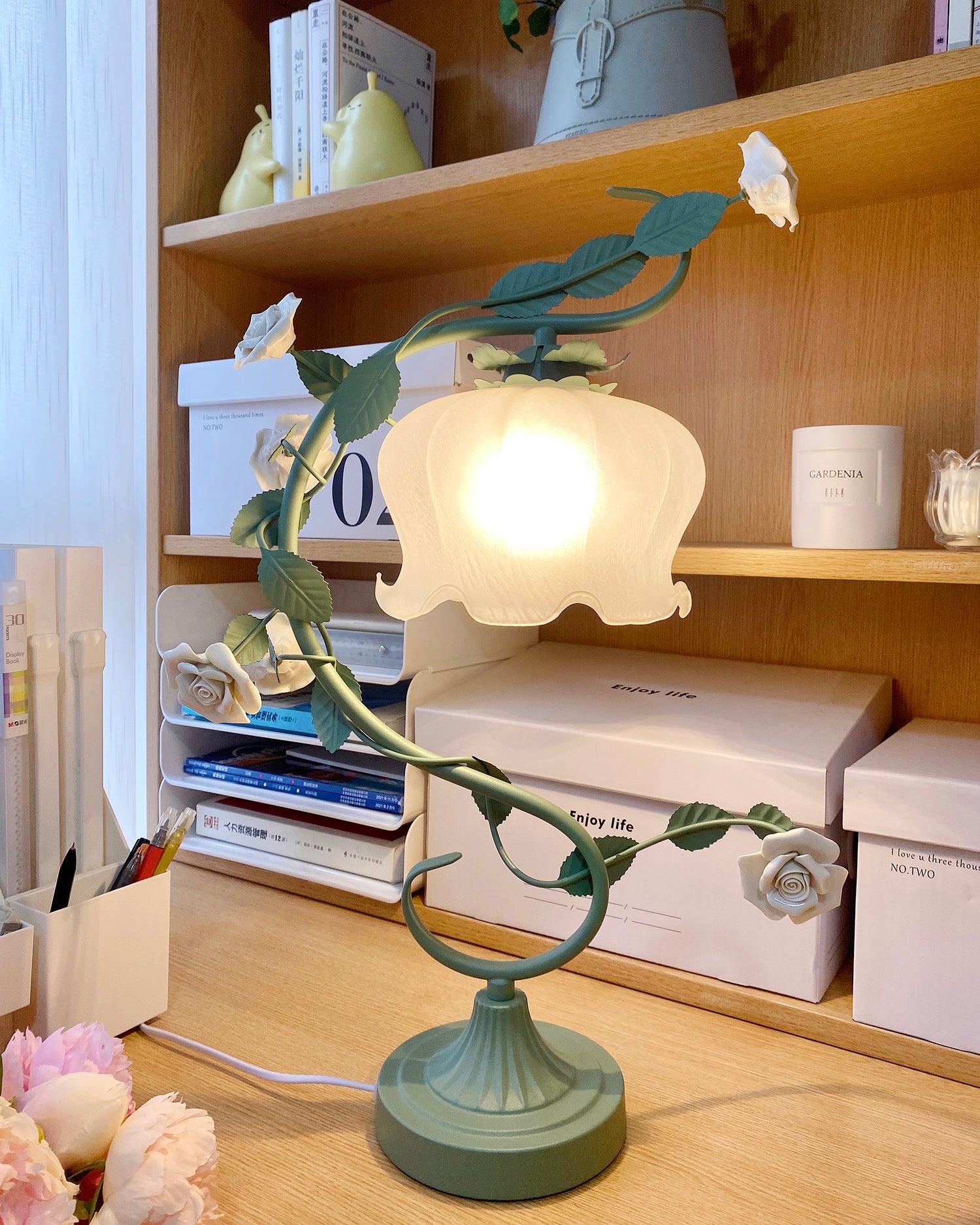 Ron Rose Flower Table Lamp