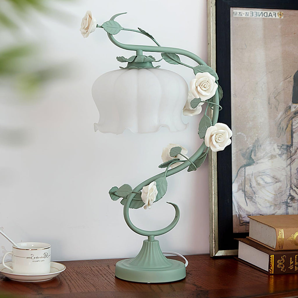 Ron Rose Flower Table Lamp