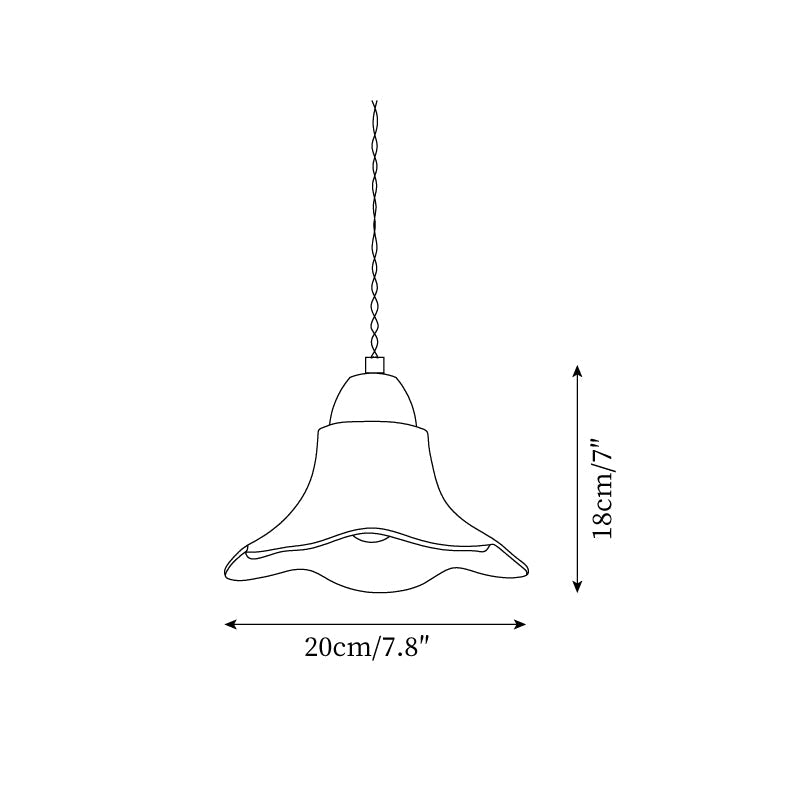 Rosalie Ceramic Pendant Lamp