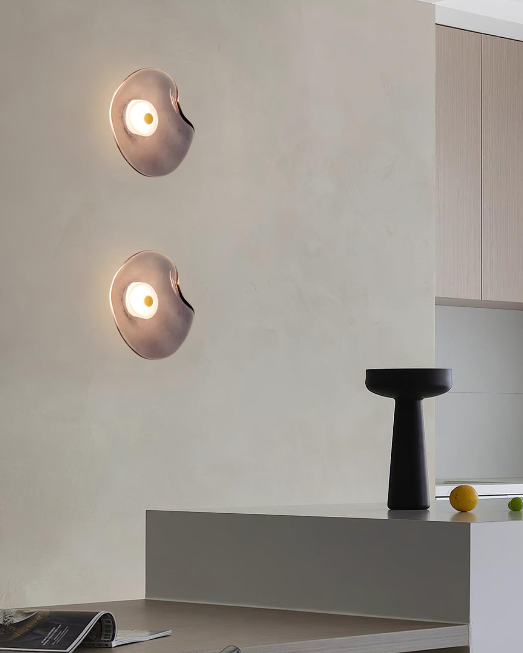 Round Nebulae Wall Light