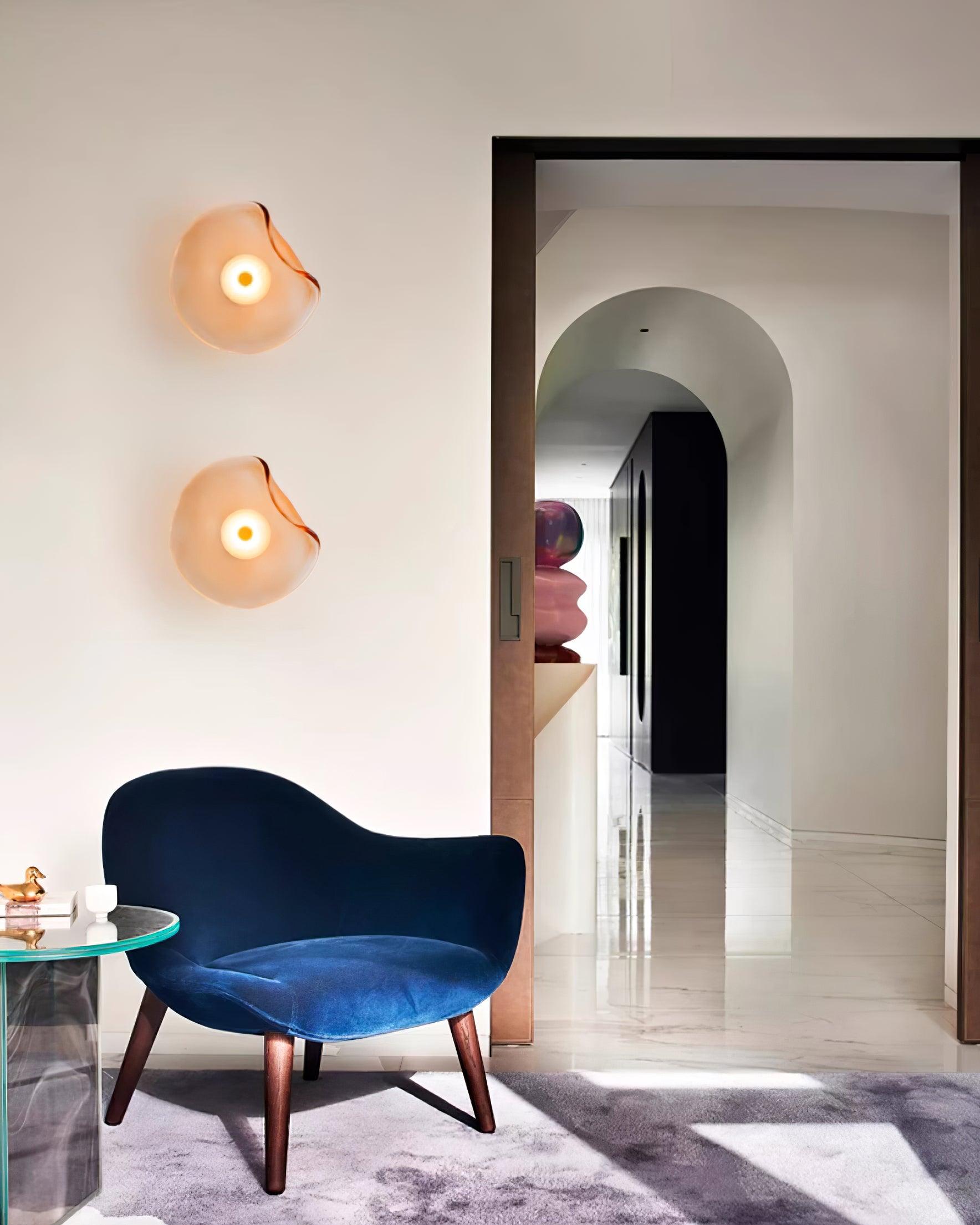 Round Nebulae Wall Light