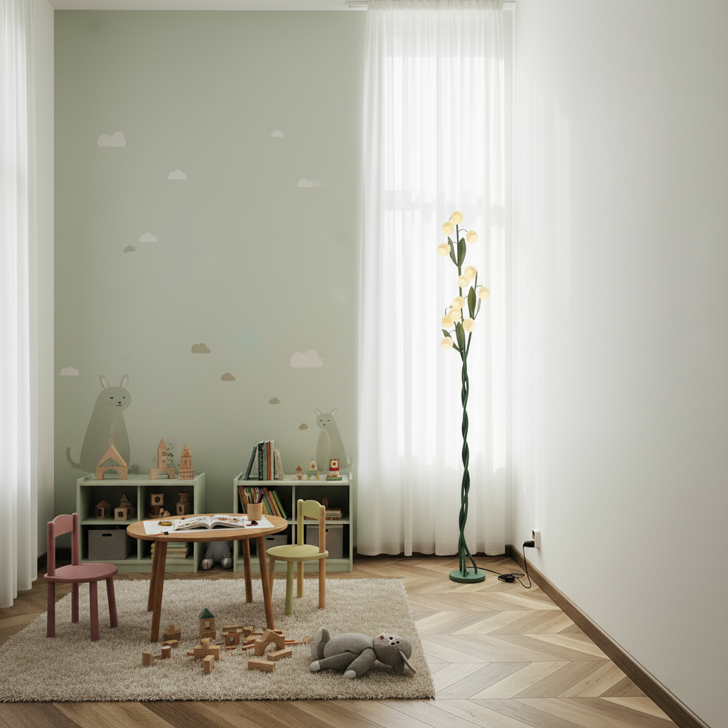 Sara Orchid Floor Lamp