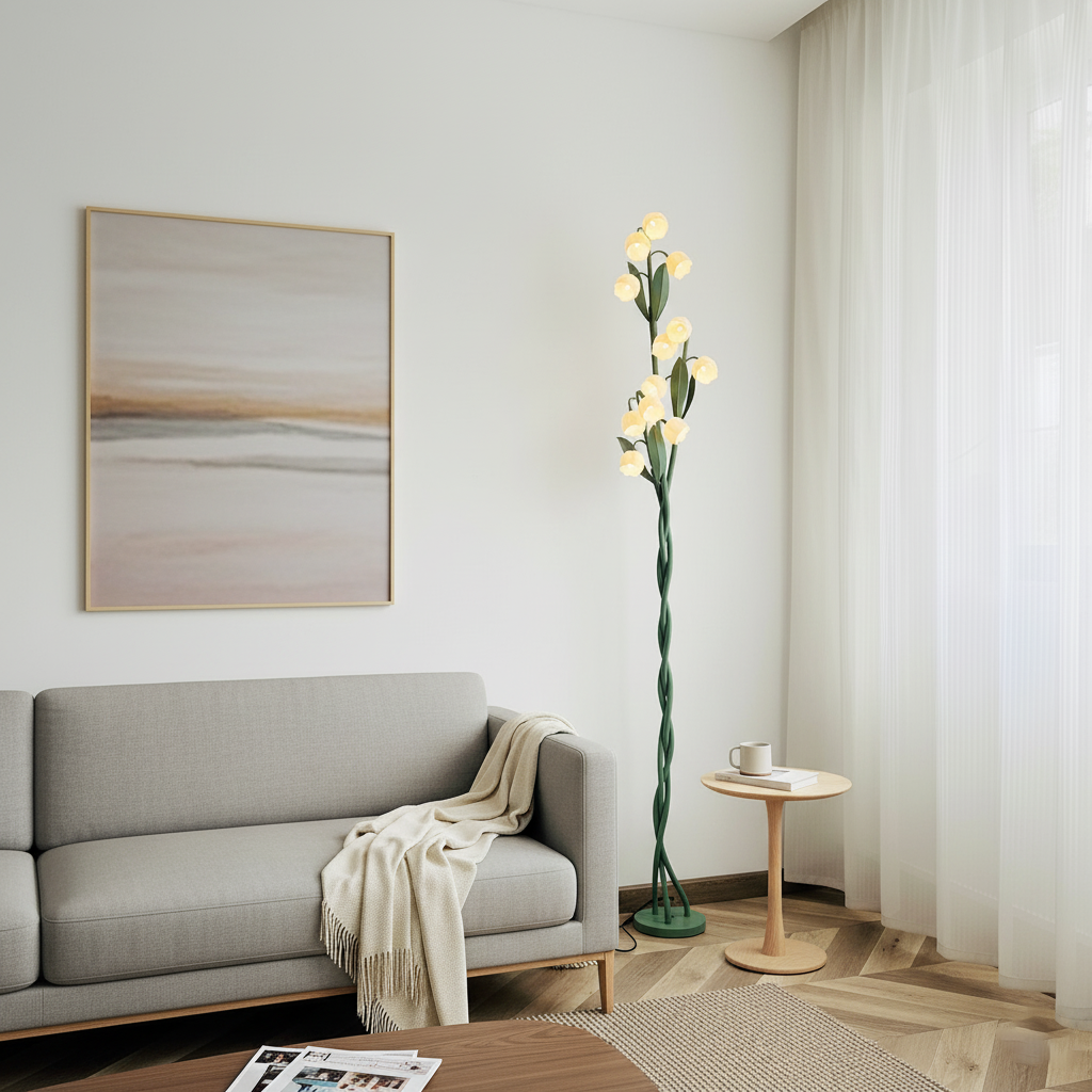 Sara Orchid Floor Lamp