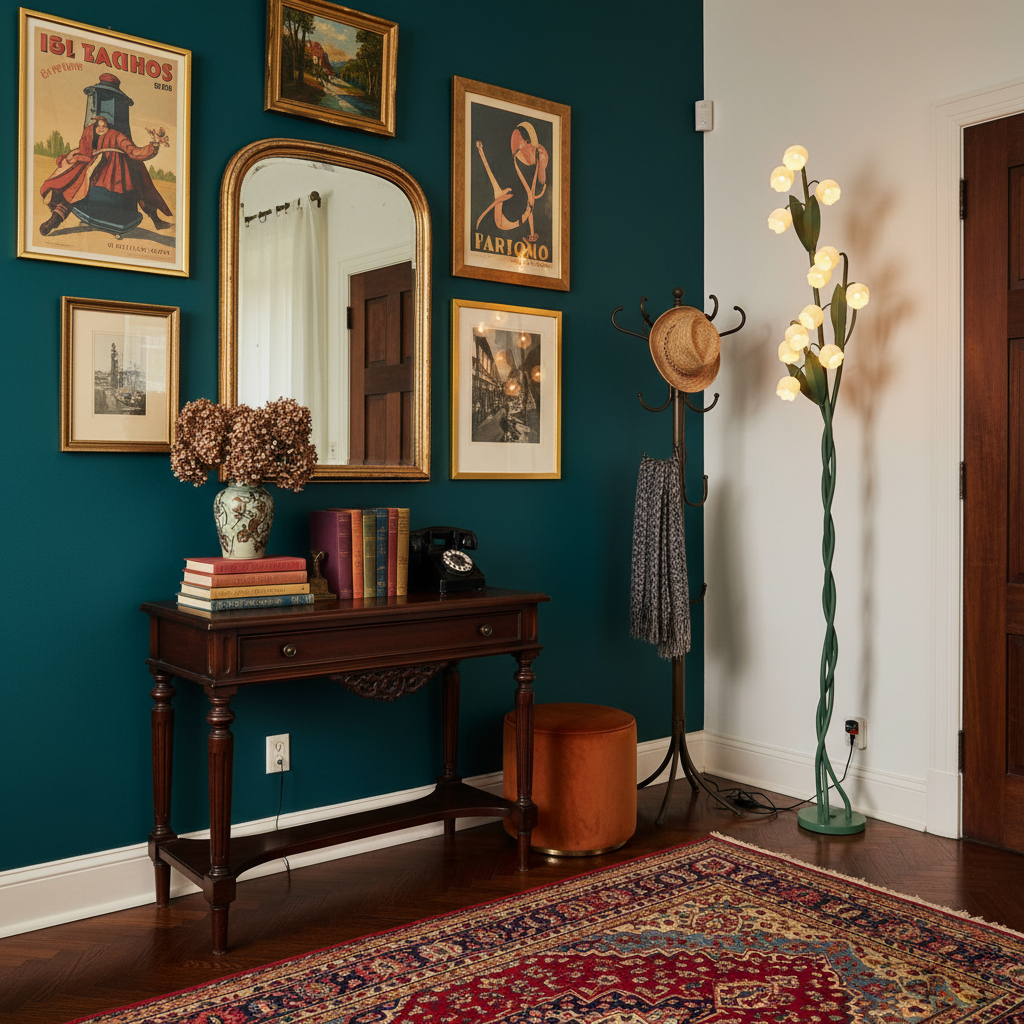 Sara Orchid Floor Lamp