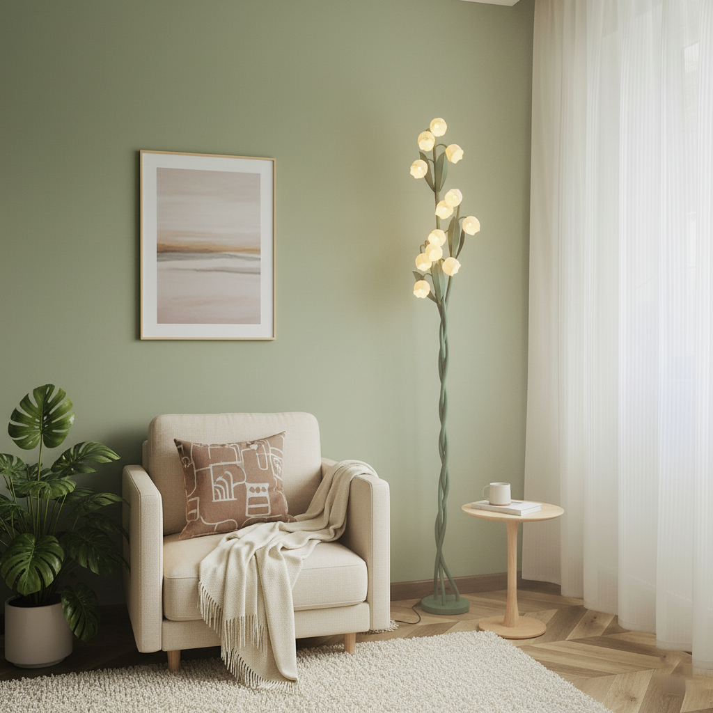 Sara Orchid Floor Lamp