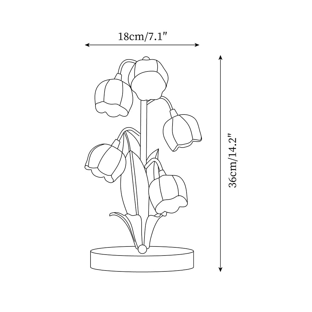 Sara Orchid Table Lamp